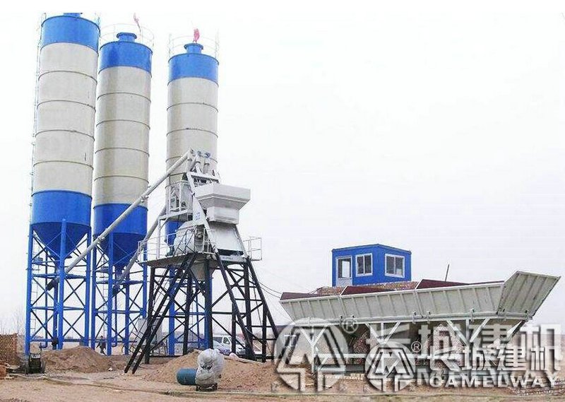 hzs360型攪拌站設備價(jià)格，HZS60占地面積